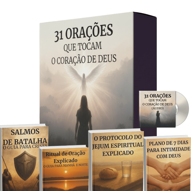 Mockup do livro 31 Orações que Tocam o Coração de Deus